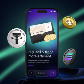 Mobile device displaying the Volt Ledgik trading platform
