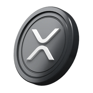 XRP coin graphic featured in a cryptocurrency beginner's guide